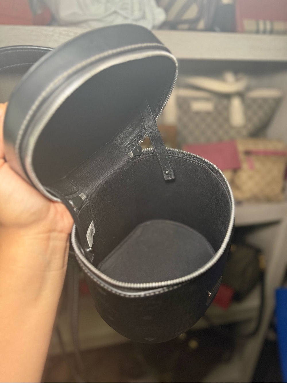 MCM Visetos Cylinder Bag - Picture 10 of 16